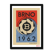 Brno 1962 Exhibition - Fine art print - Matchbox art print - Retro art print - Vintage art print - Wall art print