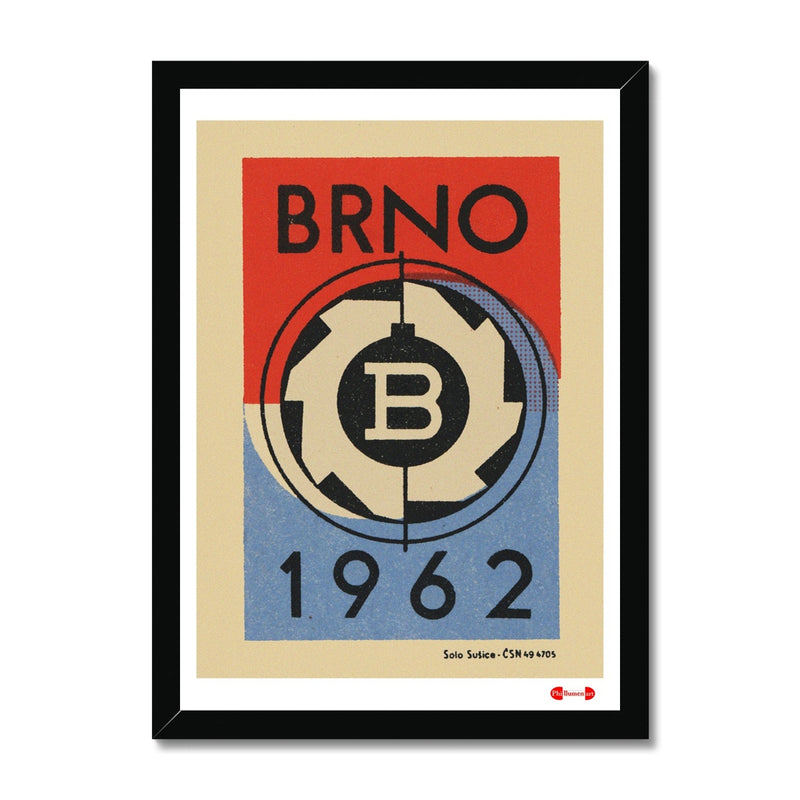 Brno 1962 Exhibition - Fine art print - Matchbox art print - Retro art print - Vintage art print - Wall art print