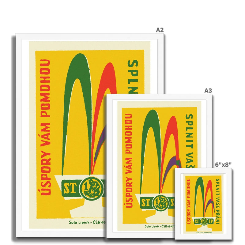 Fulfill Your Dreams - Fine art print - Matchbox art print - Retro art print - Vintage art print - Wall art print