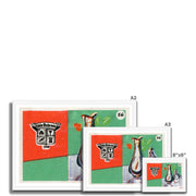 Bohemia Glass. 1766 - Fine art print - Matchbox art print - Retro art print - Vintage art print - Wall art print