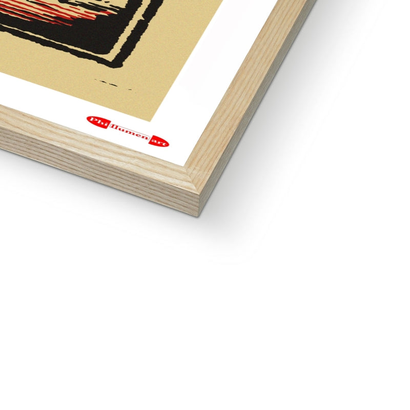 The Cricket Match - Fine art print - Matchbox art print - Retro art print - Vintage art print - Wall art print