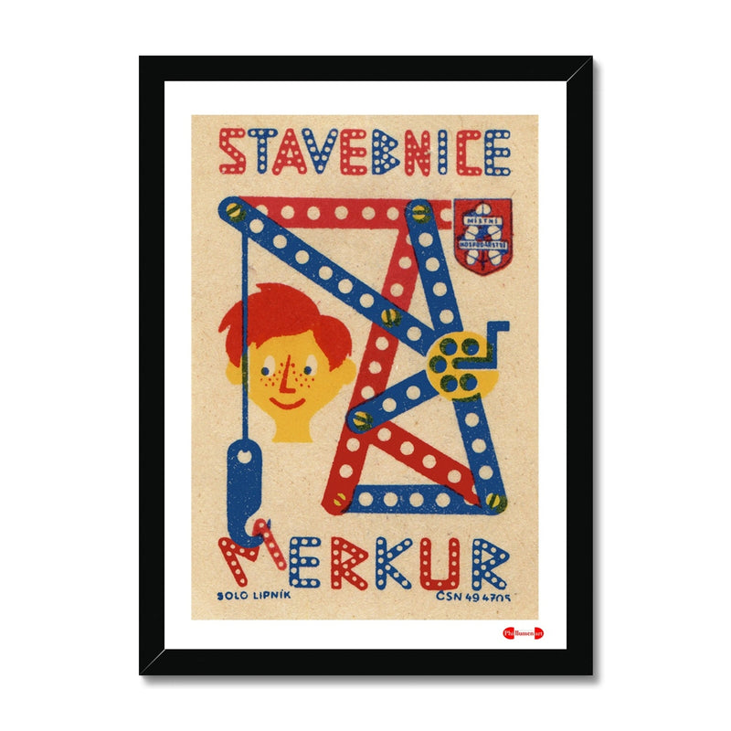 Mercury Building Kit - Fine art print - Matchbox art print - Retro art print - Vintage art print - Wall art print