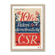 10 years People's Democratic CSR - Fine art print - Matchbox art print - Retro art print - Vintage art print - Wall art print