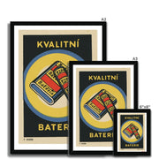 Good Quality Batteries - Fine art print - Matchbox art print - Retro art print - Vintage art print - Wall art print