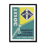 Successful Production of Zips - Fine art print - Matchbox art print - Retro art print - Vintage art print - Wall art print