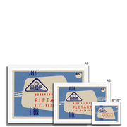 Moravian Silesia Knitting Works - Fine art print - Matchbox art print - Retro art print - Vintage art print - Wall art print