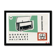 The Perfect Modern Receivers. Tesla. Bratislava - Fine art print - Matchbox art print - Retro art print - Vintage art print - Wall art print