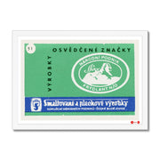 Enamel And Sheet- Metal Products. - Fine art print - Matchbox art print - Retro art print - Vintage art print - Wall art print