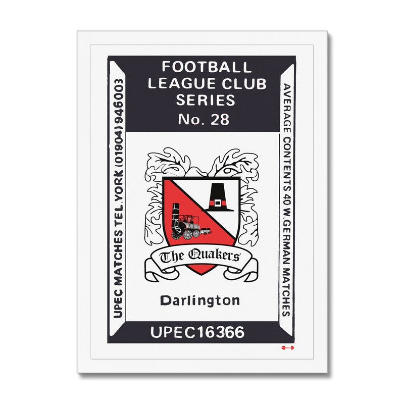 Darlington 03 - Fine art print - Matchbox art print - Retro art print - Vintage art print - Wall art print