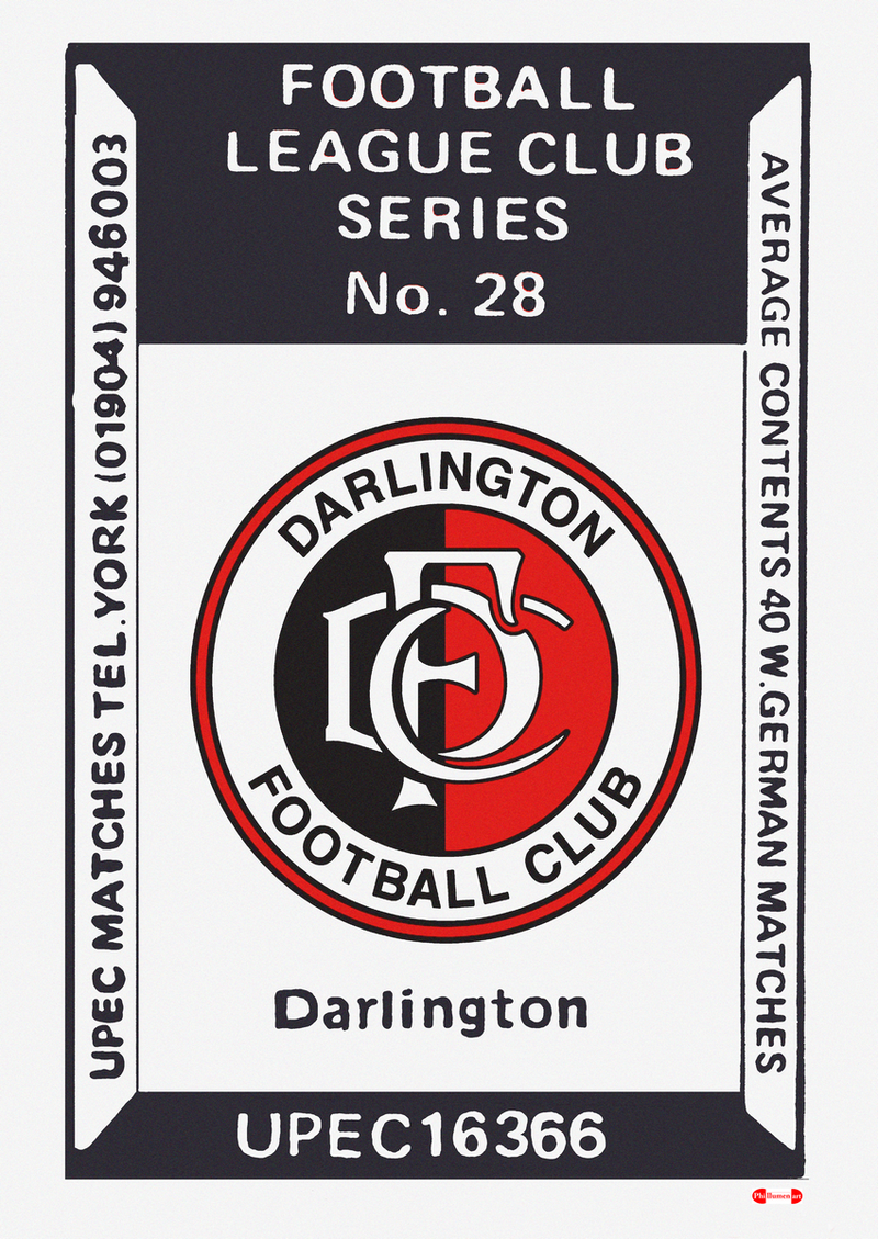 Darlington 02 - Fine art print - Matchbox art print - Retro art print - Vintage art print - Wall art print