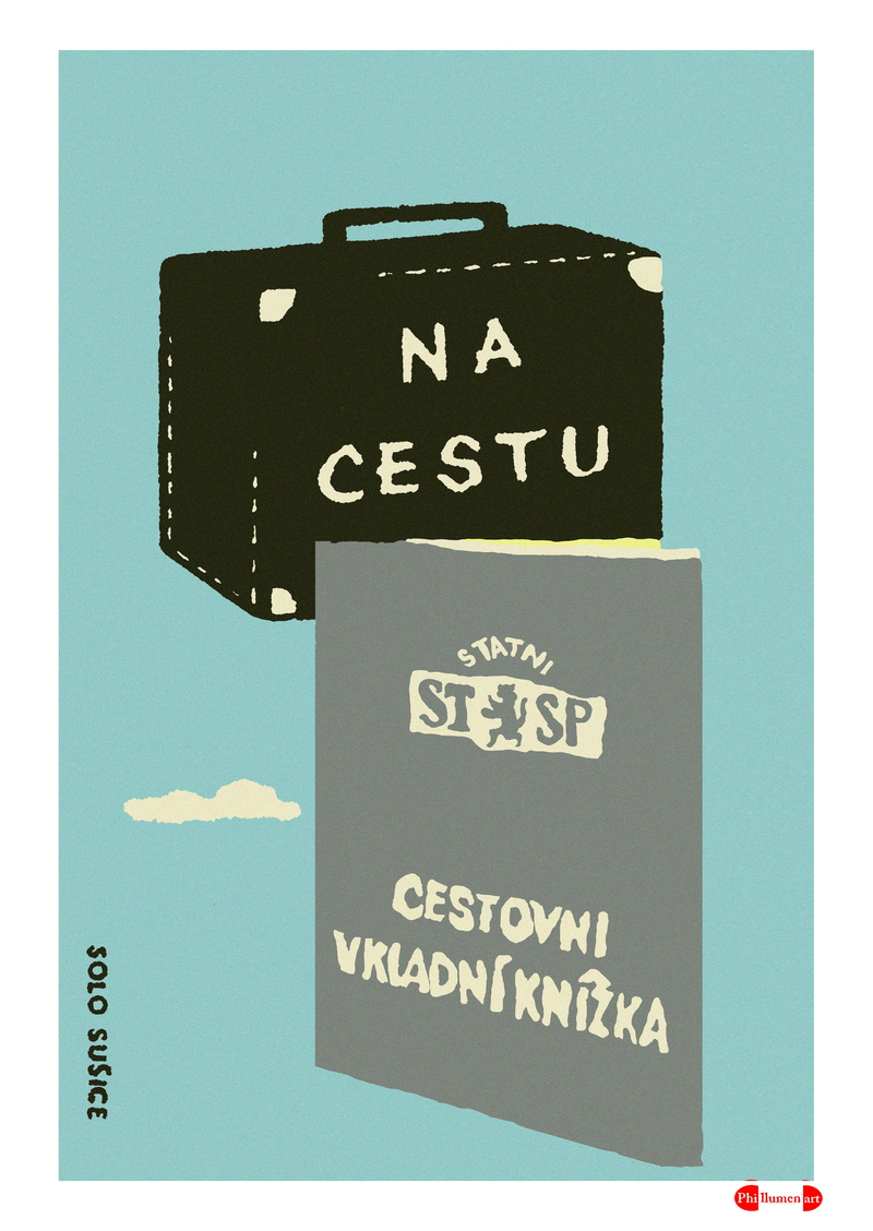 On The Journey - Fine art print - Matchbox art print - Retro art print - Vintage art print - Wall art print