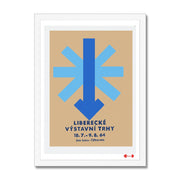 Liberecke Exhibition Markets - Fine art print - Matchbox art print - Retro art print - Vintage art print - Wall art print