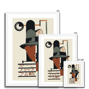 Custom Leather - Fine art print - Matchbox art print - Retro art print - Vintage art print - Wall art print