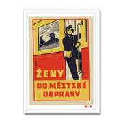 Women In Transport - Fine art print - Matchbox art print - Retro art print - Vintage art print - Wall art print