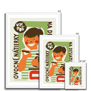 Fruit Spread - Fine art print - Matchbox art print - Retro art print - Vintage art print - Wall art print