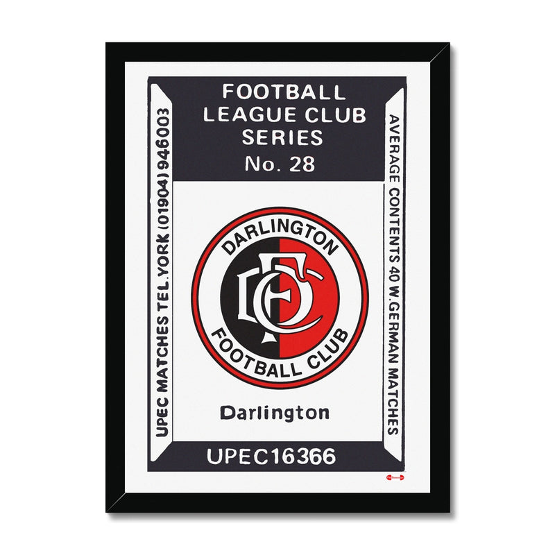 Darlington 02 - Fine art print - Matchbox art print - Retro art print - Vintage art print - Wall art print