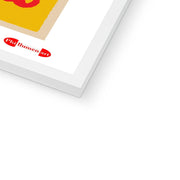 Hanacka Dresses and Coats.Yellow - Fine art print - Matchbox art print - Retro art print - Vintage art print - Wall art print