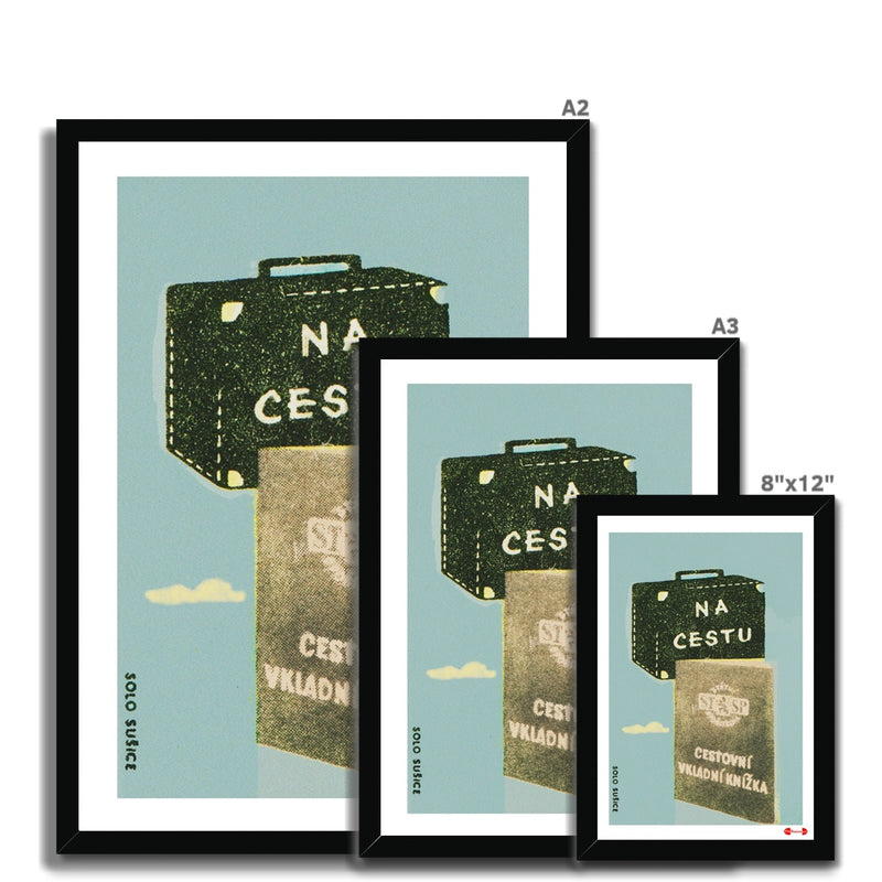 On The Journey - Fine art print - Matchbox art print - Retro art print - Vintage art print - Wall art print