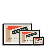 Young Front Today. Delivering Daily to You All - Fine art print - Matchbox art print - Retro art print - Vintage art print - Wall art print