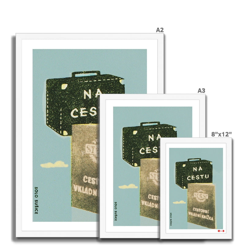 On The Journey - Fine art print - Matchbox art print - Retro art print - Vintage art print - Wall art print