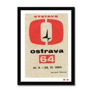 Ostrava 64 Exhibition - Fine art print - Matchbox art print - Retro art print - Vintage art print - Wall art print
