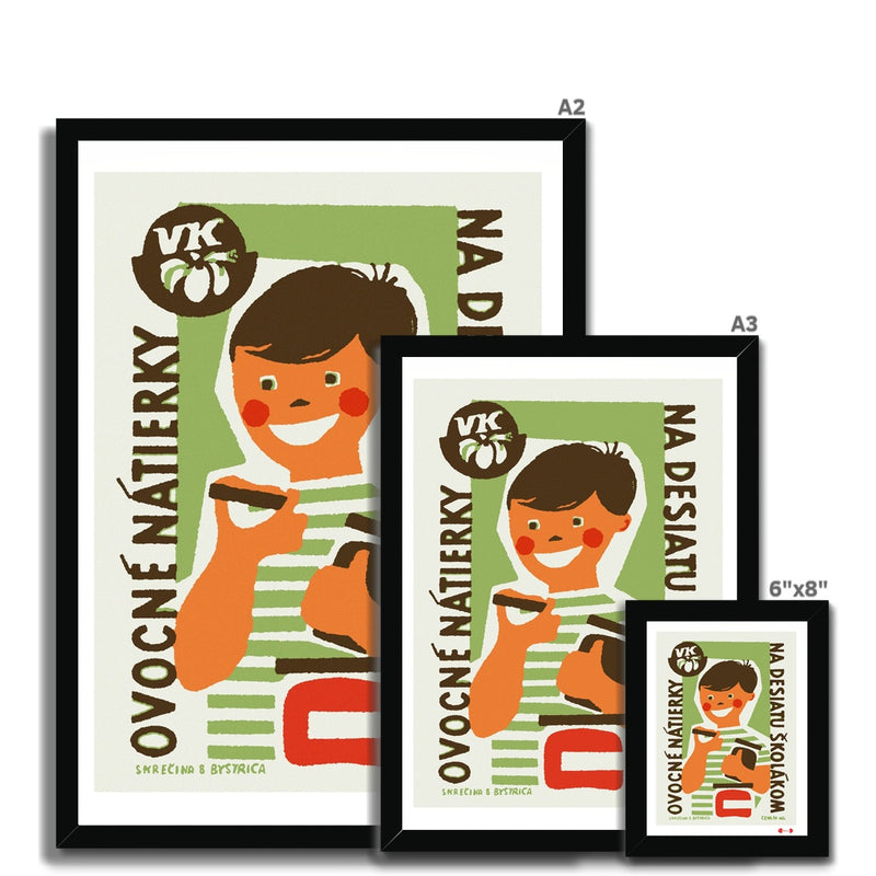 Fruit Spread - Fine art print - Matchbox art print - Retro art print - Vintage art print - Wall art print