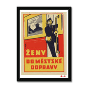 Women In Transport - Fine art print - Matchbox art print - Retro art print - Vintage art print - Wall art print