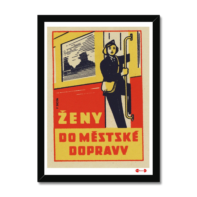 Women In Transport - Fine art print - Matchbox art print - Retro art print - Vintage art print - Wall art print