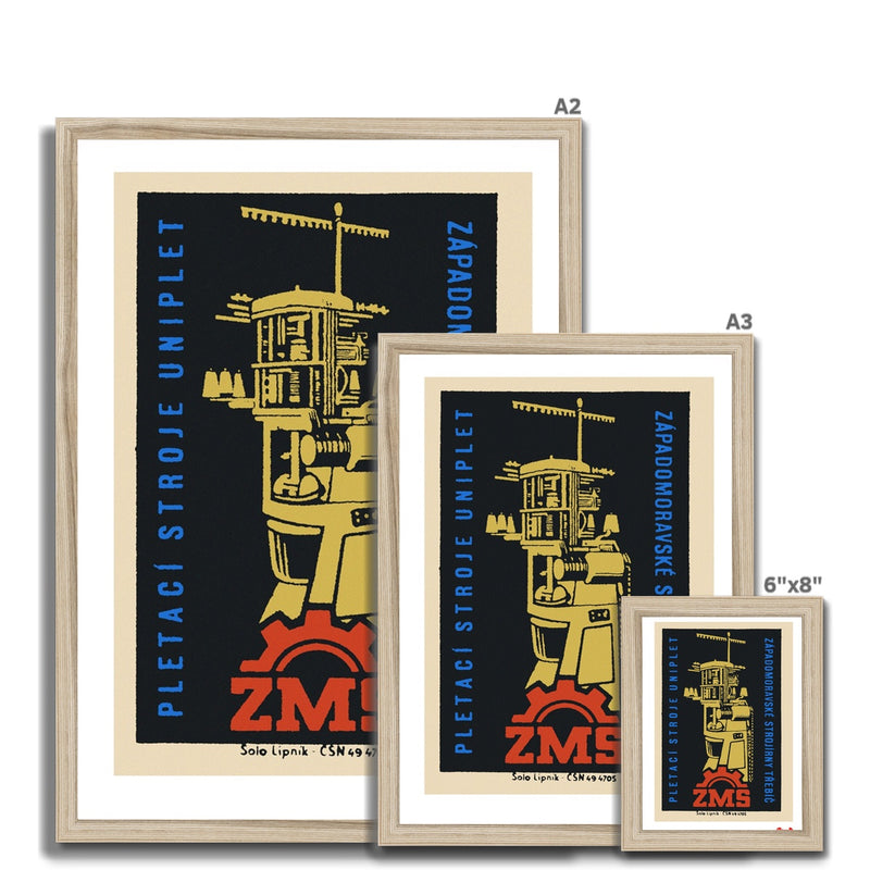 Uniplet Knitting Machines - Fine art print - Matchbox art print - Retro art print - Vintage art print - Wall art print