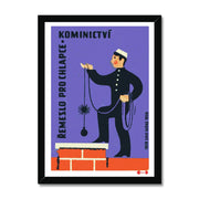 Crafts For Boys - Chimney Sweep - Fine art print - Matchbox art print - Retro art print - Vintage art print - Wall art print