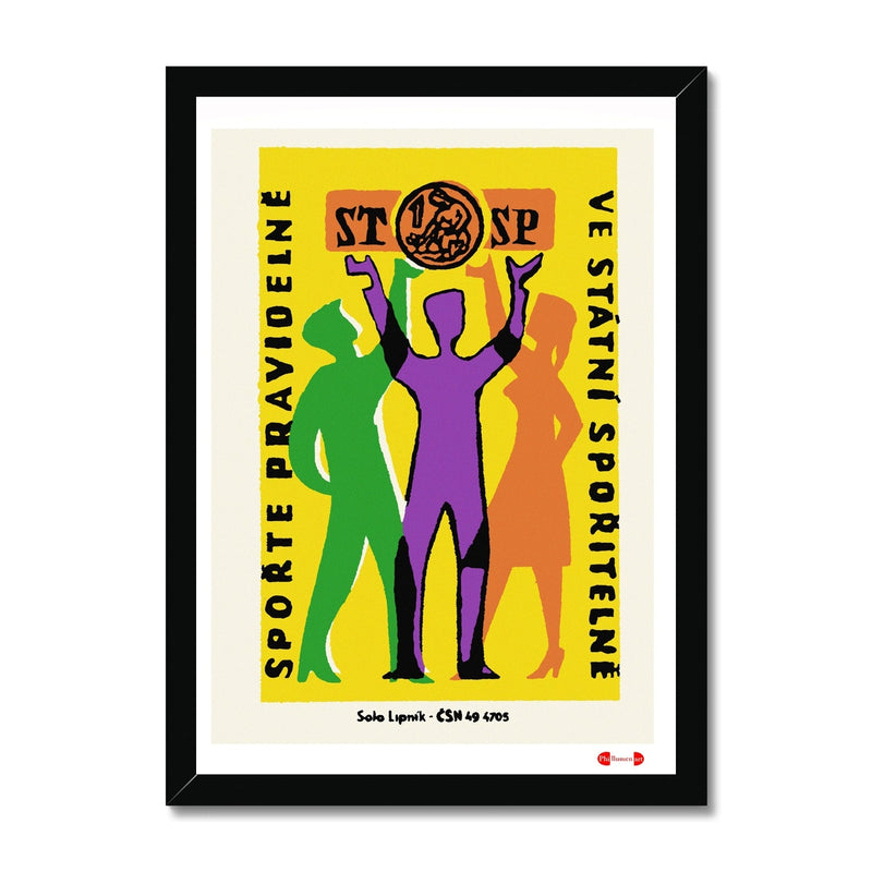 Exercise Regularly - Fine art print - Matchbox art print - Retro art print - Vintage art print - Wall art print