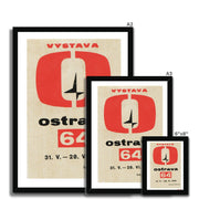 Ostrava 64 Exhibition - Fine art print - Matchbox art print - Retro art print - Vintage art print - Wall art print