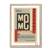 Orbis Library MME Folk. Science. People. 1909-1959 - Fine art print - Matchbox art print - Retro art print - Vintage art print - Wall art print