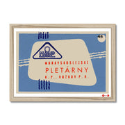 Moravian Silesia Knitting Works - Fine art print - Matchbox art print - Retro art print - Vintage art print - Wall art print