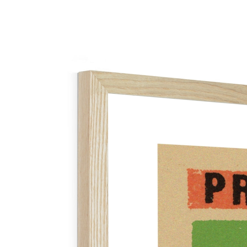 Work for Yourself. - Fine art print - Matchbox art print - Retro art print - Vintage art print - Wall art print