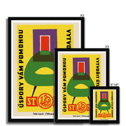 A Cosy Home - Fine art print - Matchbox art print - Retro art print - Vintage art print - Wall art print