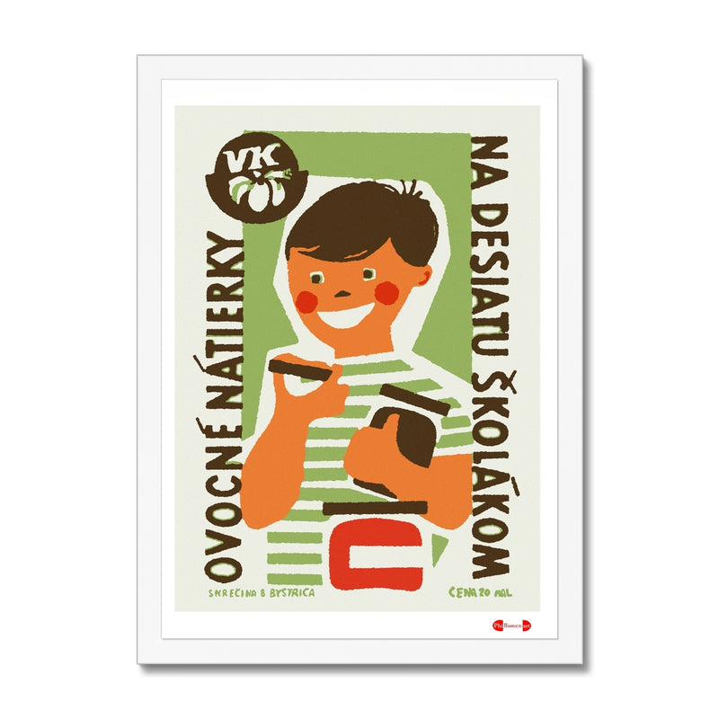 Fruit Spread - Fine art print - Matchbox art print - Retro art print - Vintage art print - Wall art print