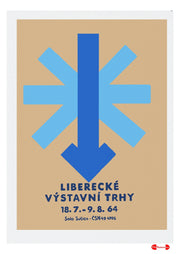 Liberecke Exhibition Markets - Fine art print - Matchbox art print - Retro art print - Vintage art print - Wall art print