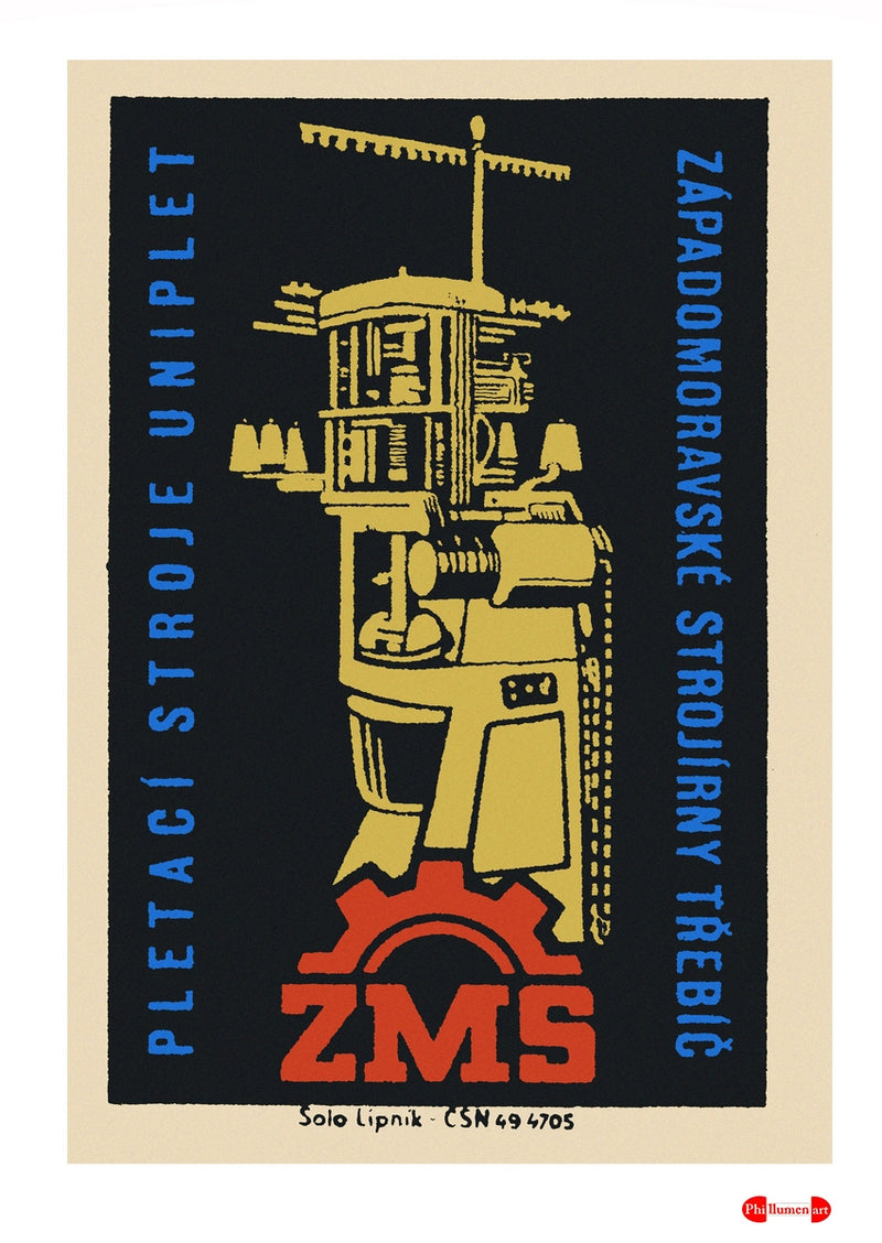 Uniplet Knitting Machines - Fine art print - Matchbox art print - Retro art print - Vintage art print - Wall art print