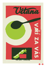 Vegetable Soup - Fine art print - Matchbox art print - Retro art print - Vintage art print - Wall art print