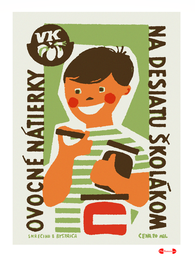 Fruit Spread - Fine art print - Matchbox art print - Retro art print - Vintage art print - Wall art print