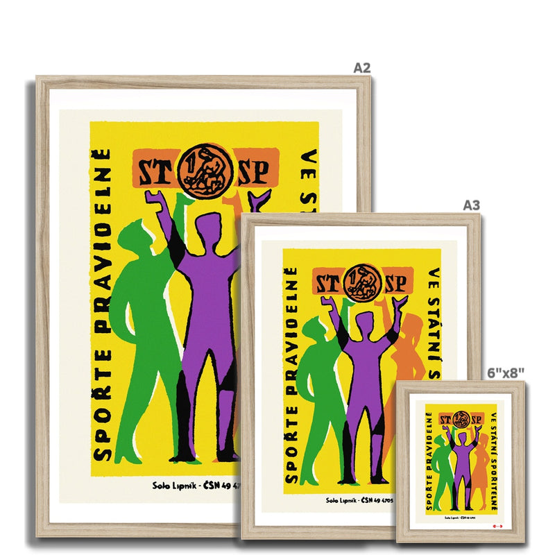 Exercise Regularly - Fine art print - Matchbox art print - Retro art print - Vintage art print - Wall art print