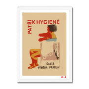 Hygiene Belongs- Clean Hair - Fine art print - Matchbox art print - Retro art print - Vintage art print - Wall art print