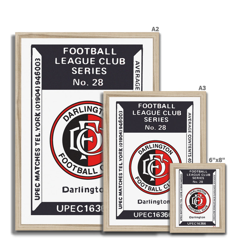 Darlington 02 - Fine art print - Matchbox art print - Retro art print - Vintage art print - Wall art print