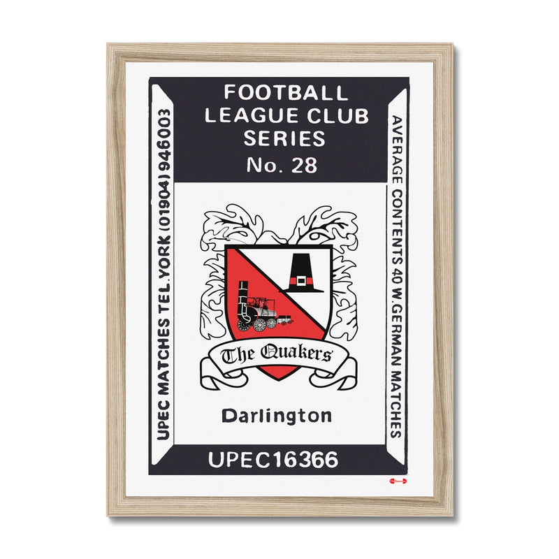 Darlington 03 - Fine art print - Matchbox art print - Retro art print - Vintage art print - Wall art print