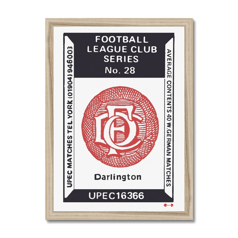 Darlington 01 - Fine art print - Matchbox art print - Retro art print - Vintage art print - Wall art print