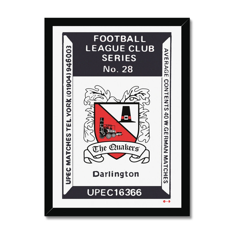 Darlington 03 - Fine art print - Matchbox art print - Retro art print - Vintage art print - Wall art print