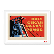 Coal Mining Number 3 - Fine art print - Matchbox art print - Retro art print - Vintage art print - Wall art print