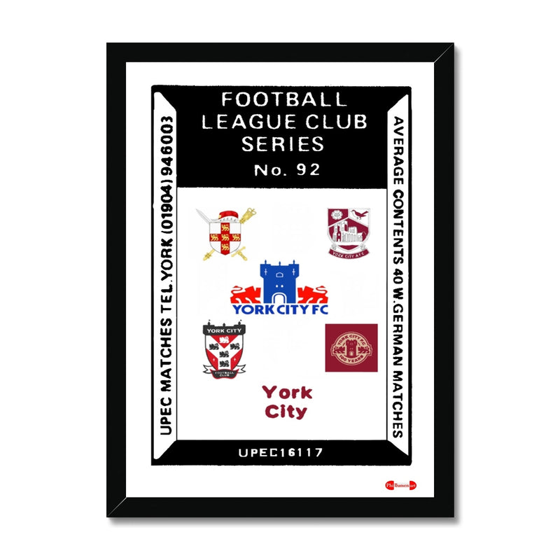 York City Badges - Fine art print - Matchbox art print - Retro art print - Vintage art print - Wall art print