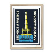 Lednice Minaret - Fine art print - Matchbox art print - Retro art print - Vintage art print - Wall art print